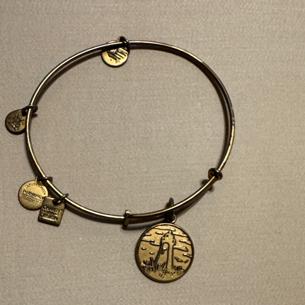 Alex and Ani Gold Charm Bracelet